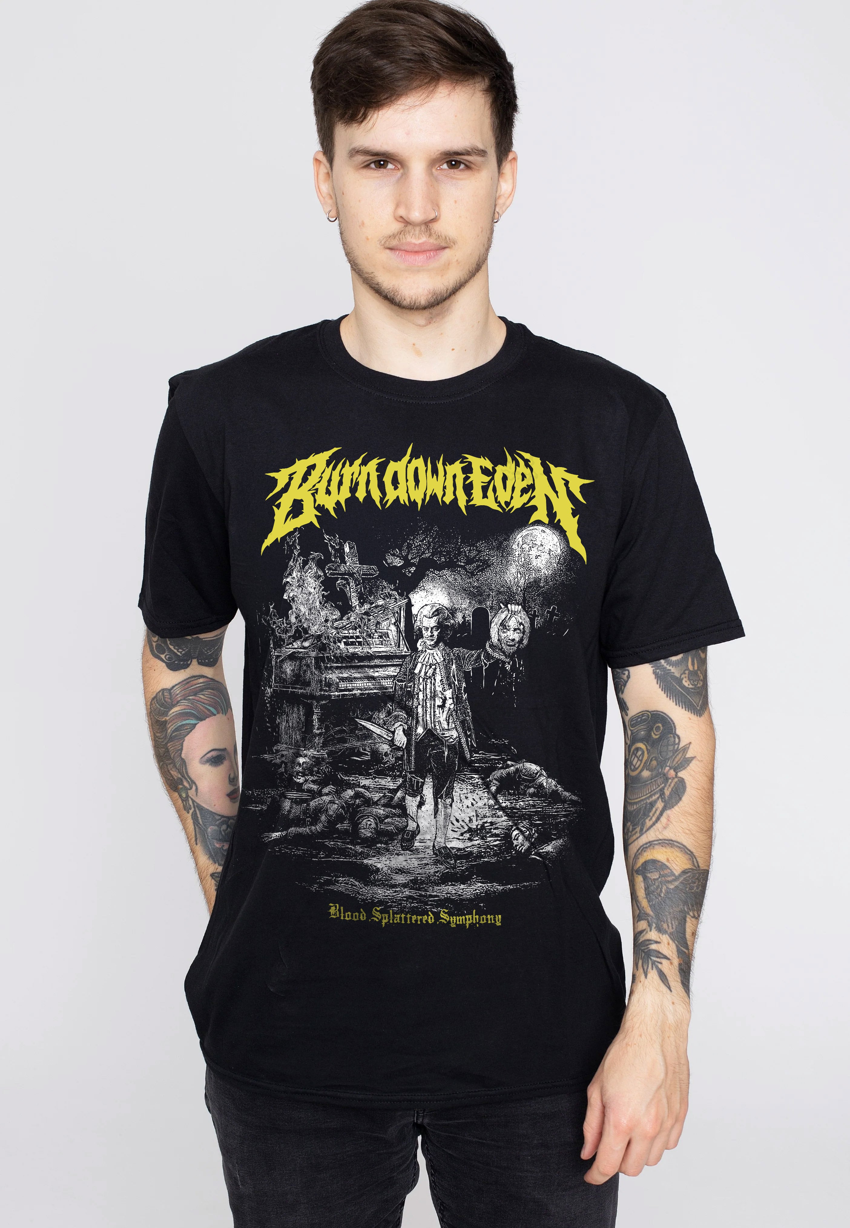 Burn Down Eden - Blood Splattered Symphony - T-Shirt | Men-Image