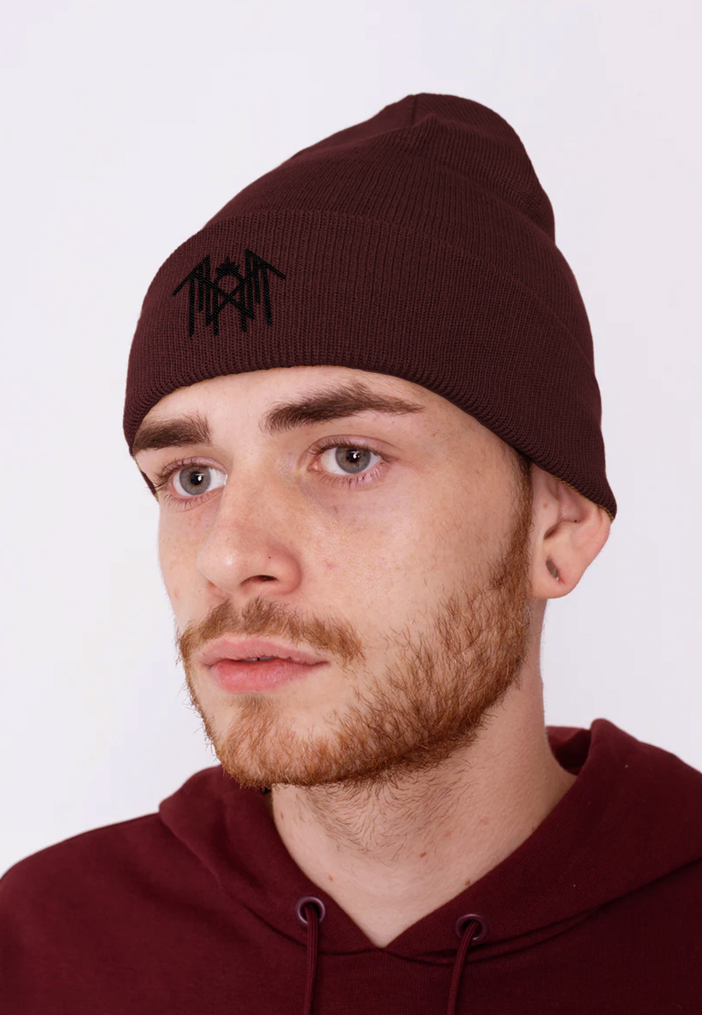 Sleep Token - Symbol Burgundy Long - Beanie | Neutral-Image