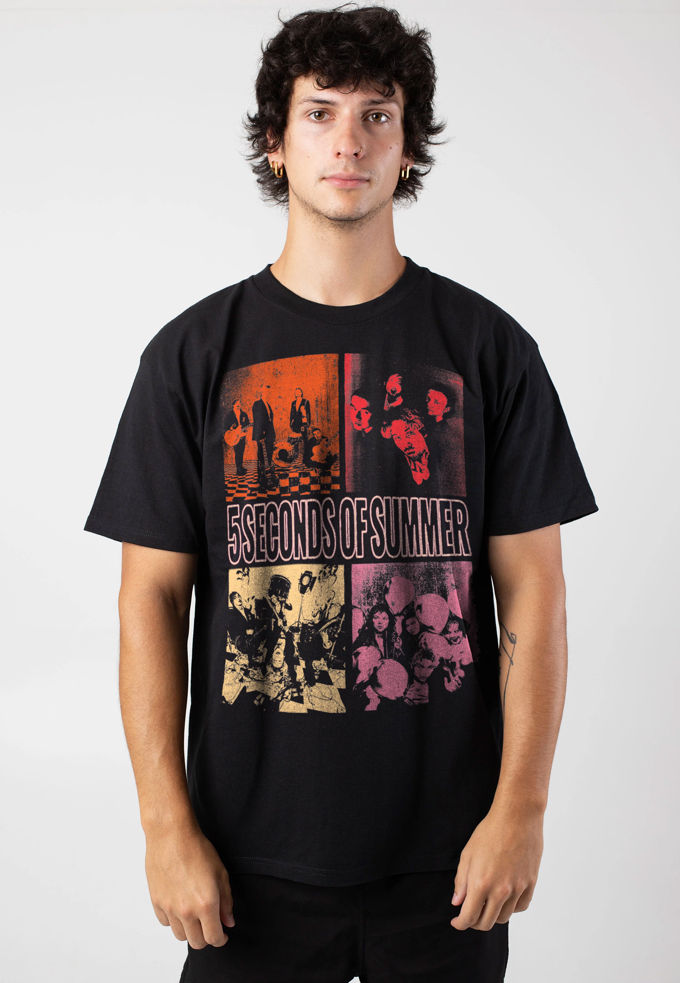 5 Seconds Of Summer - Colour 4 Square - T-Shirt | Men-Image