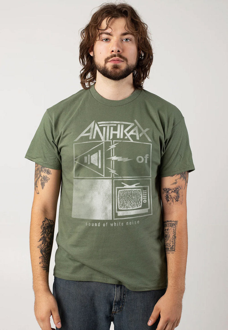 Anthrax - Noise Symbols Military Green - T-Shirt | Men-Image