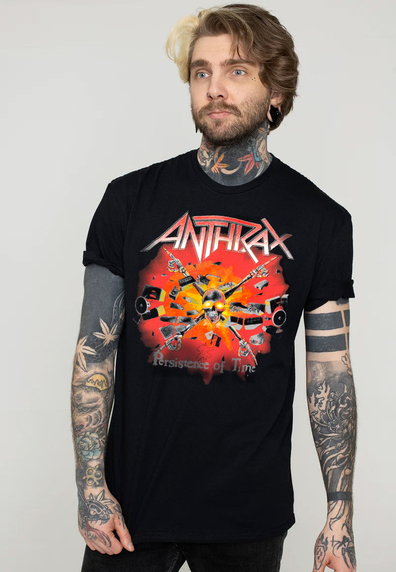 Anthrax - Persistence Crossbones Explosion - T-Shirt | Men-Image