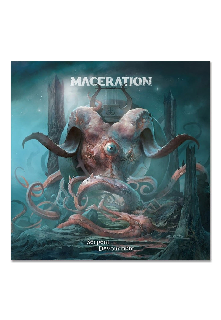 Maceration - Serpent Devourment Ltd. Light Blue - Colored Vinyl | Neutral-Image