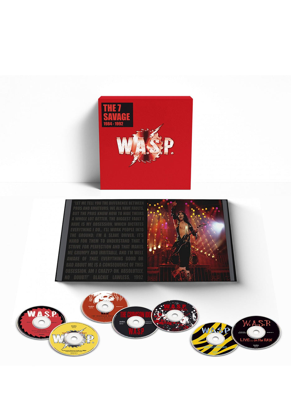 W.A.S.P. - The 7 Savage 1984-1992 - 7 CD Boxset | Neutral-Image