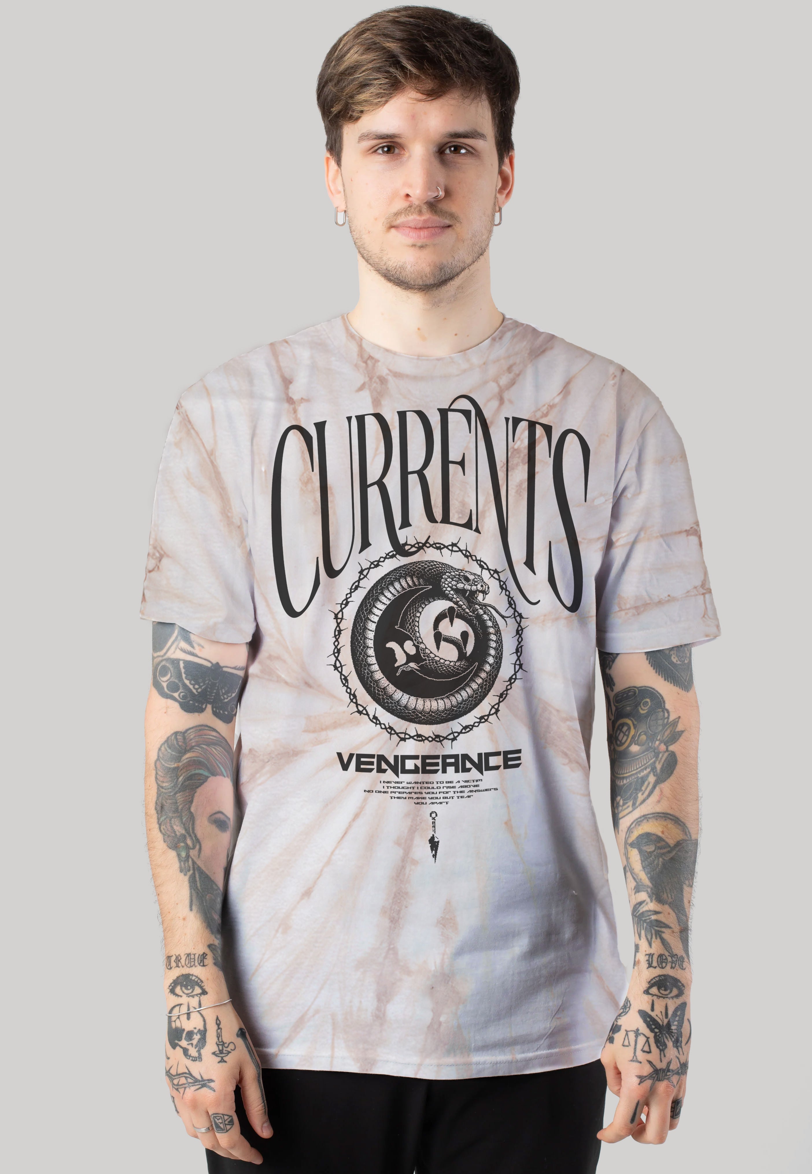 Currents - Vengeance Cream Tie Dye - T-Shirt | Men-Image