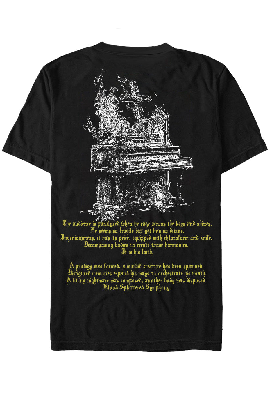 Burn Down Eden - Blood Splattered Symphony - T-Shirt | Neutral-Image