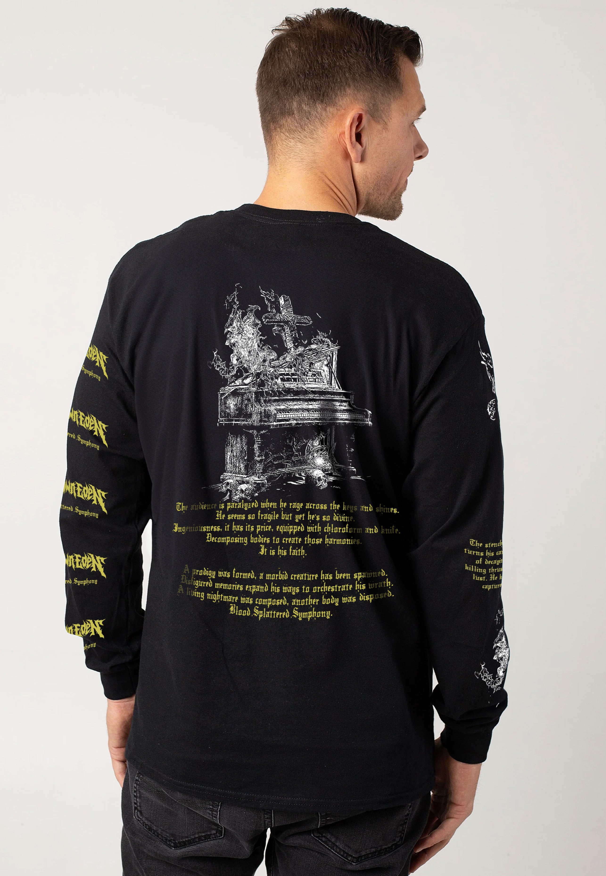 Burn Down Eden - Blood Splattered Symphony - Longsleeve | Men-Image