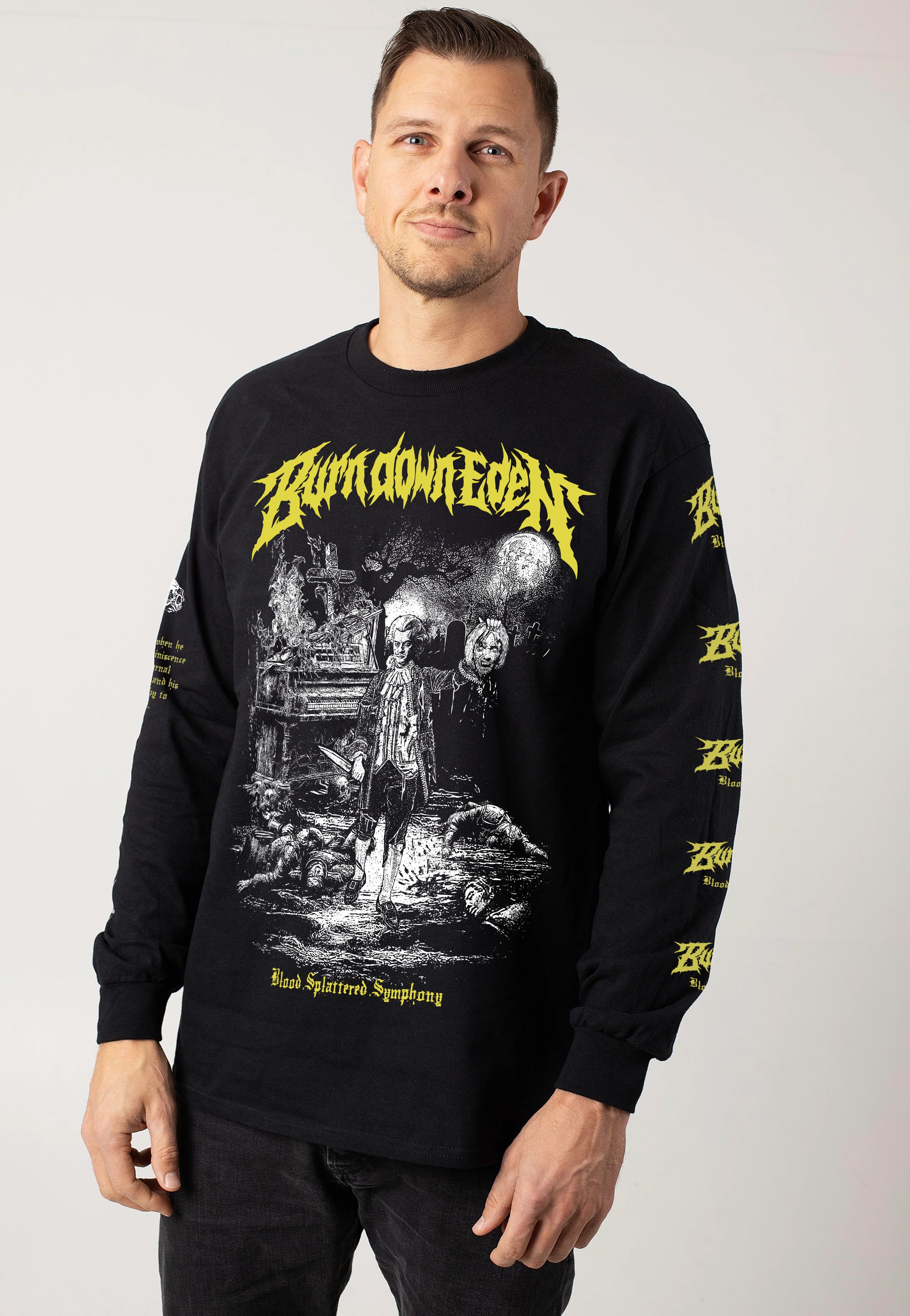 Burn Down Eden - Blood Splattered Symphony - Longsleeve | Men-Image