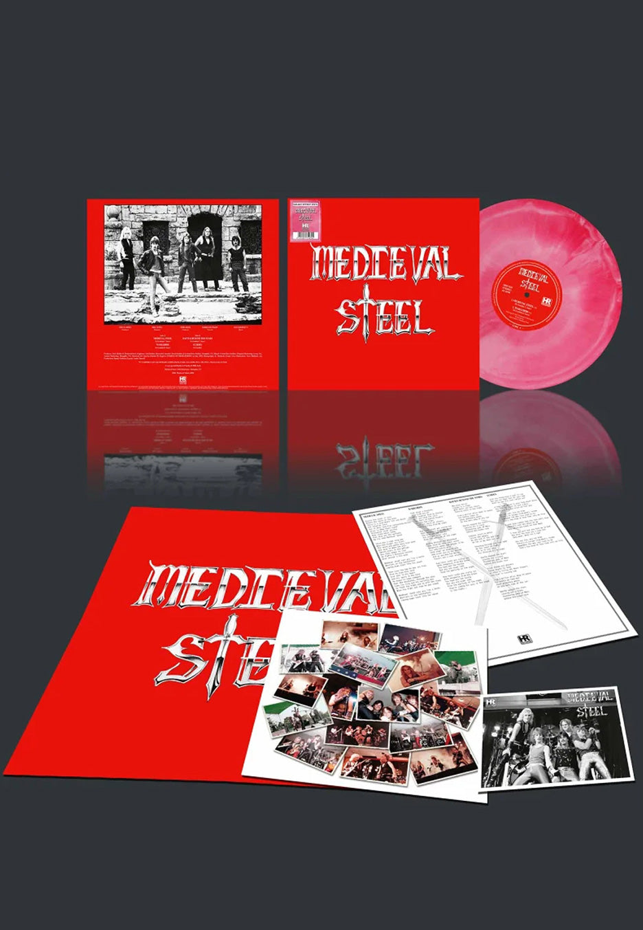 Medieval Steel - Medieval Steel Ltd. Red/White Galaxy - Colored Vinyl | Neutral-Image