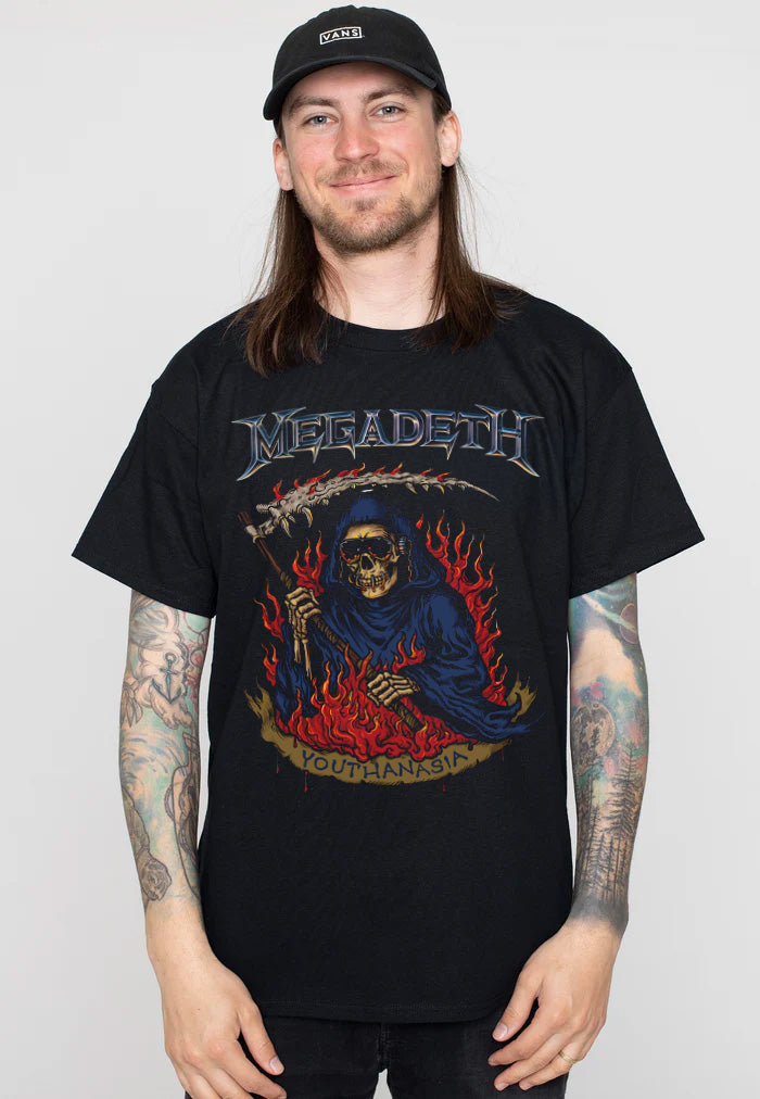 Megadeth - Reaper Flames - T-Shirt | Men-Image