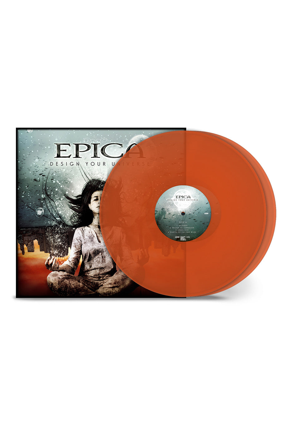 Epica - Design Your Universe Ltd. Transparent Orange - Colored 2 Vinyl | Neutral-Image