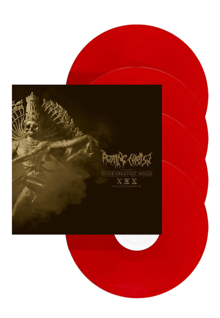 Rotting Christ - Their Greatest Spells Ltd. Red - Colored 4 Vinyl | Neutral-Image