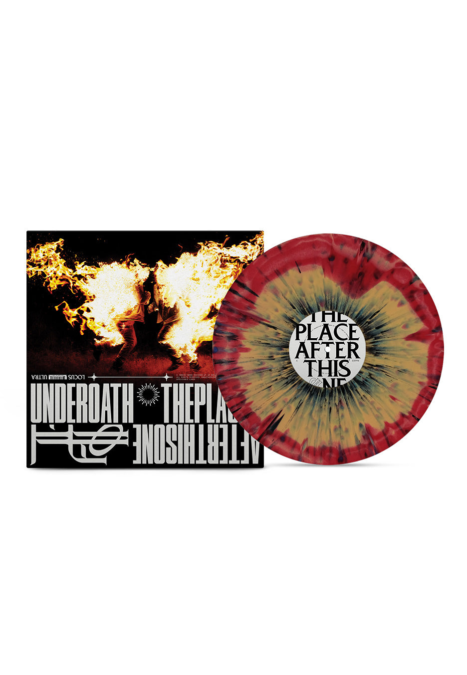 Underoath - The Place After This One Ltd. Red/ Gold Burst - Splattered Vinyl | Neutral-Image