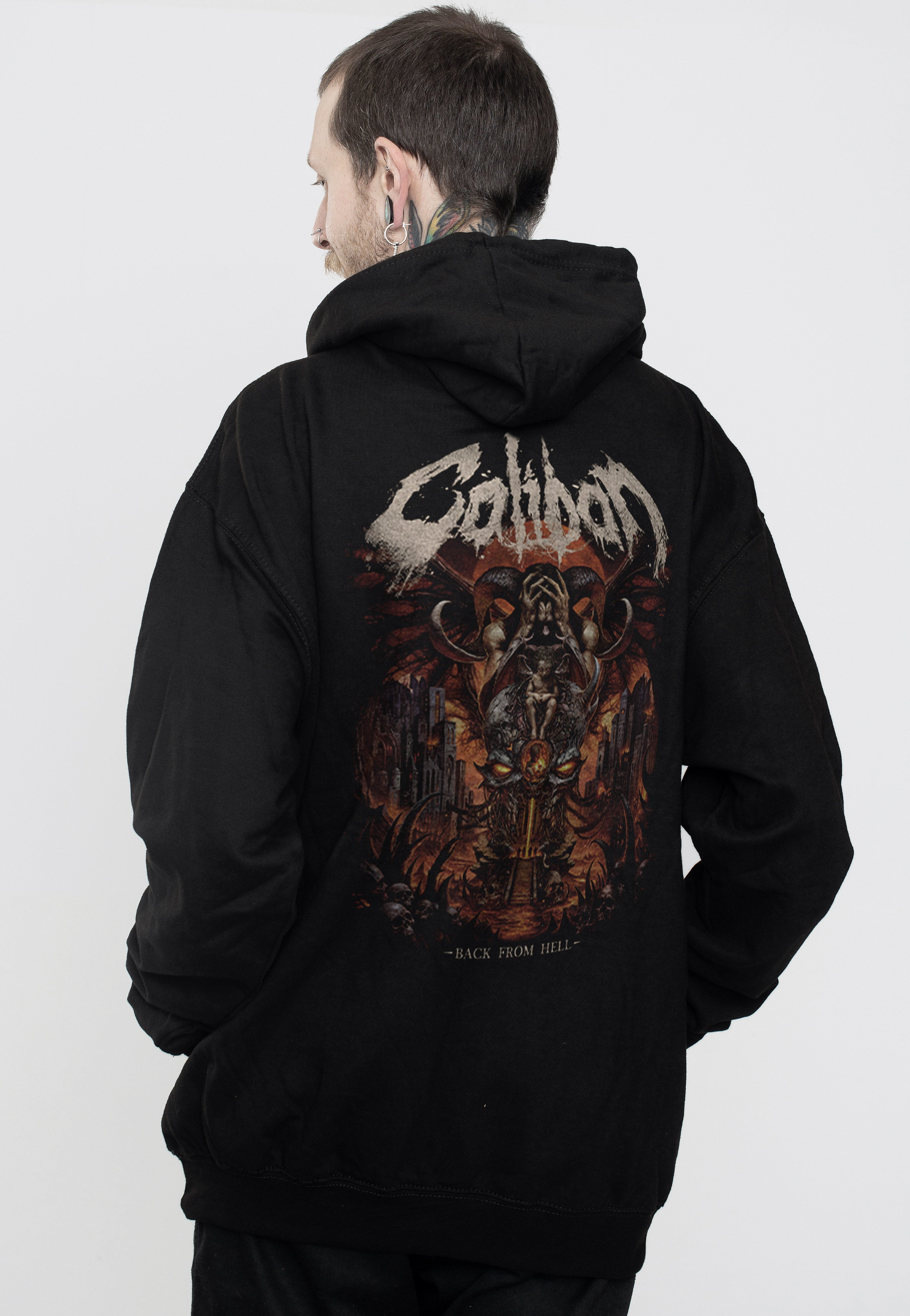 Caliban - Back From Hell Artwork - Hoodie | Men-Image