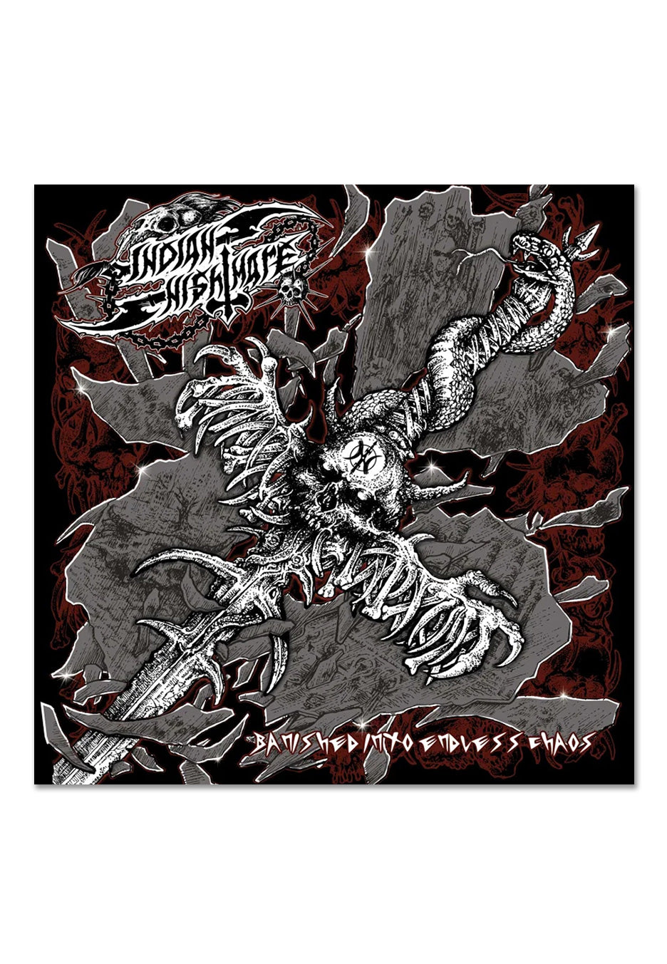 Indian Nightmare - Banished Into Endless Chaos Ltd. Silver - Colored Vinyl | Neutral-Image