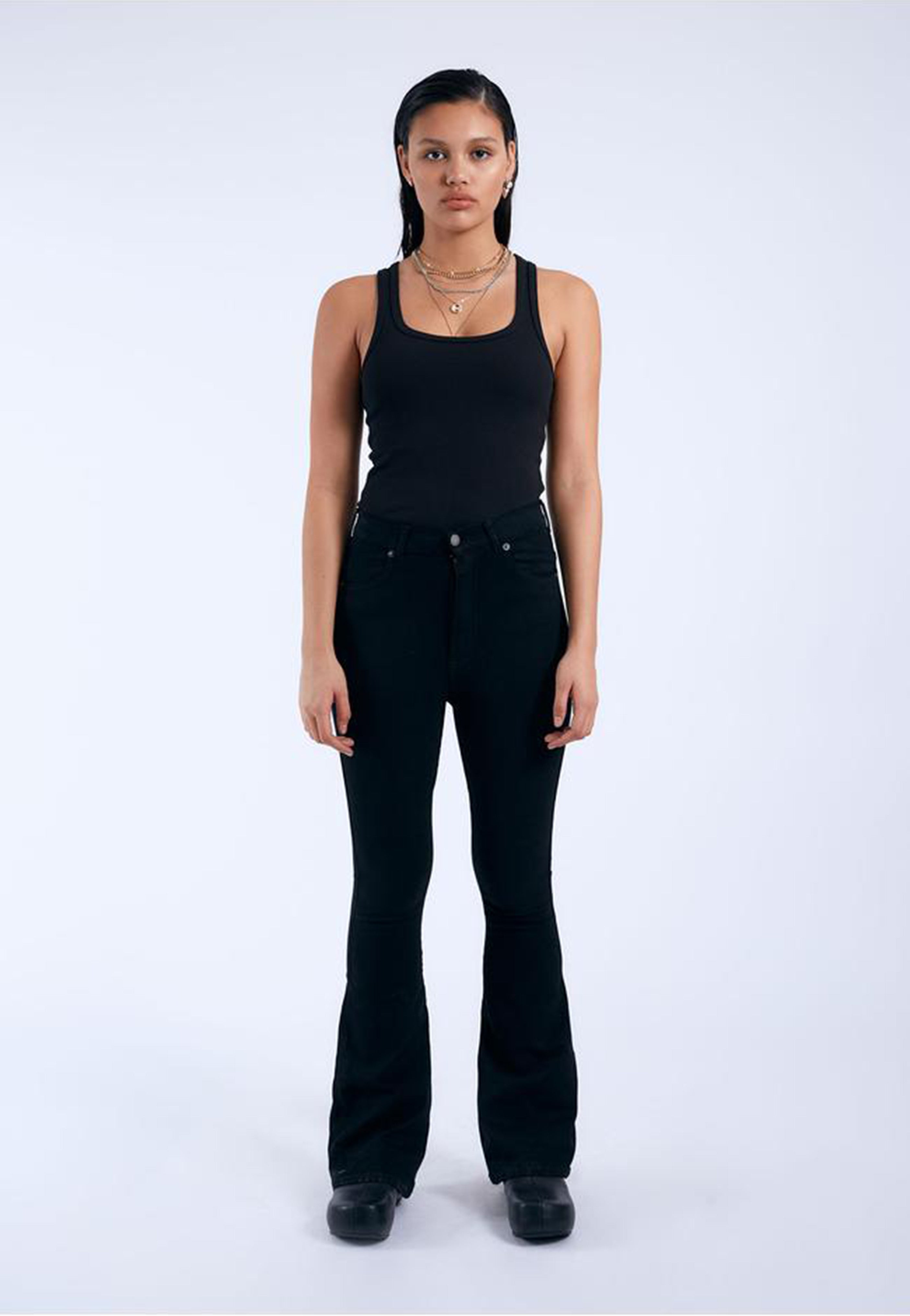 Dr. Denim - Moxy Flare Black - Jeans | Women-Image