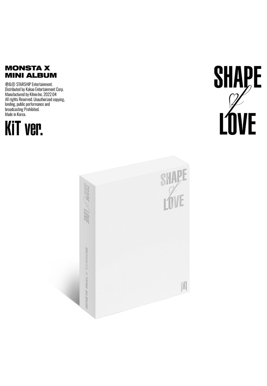 Monsta X - Shape Of Love (Kit Version) - Digital Album | Neutral-Image