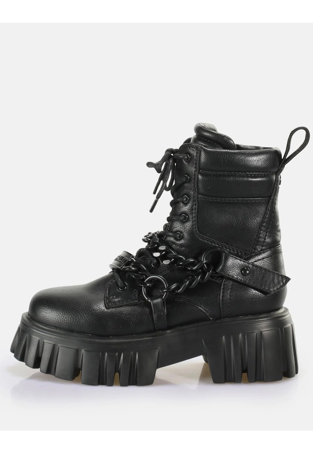 Buffalo - Lion Mid Chain Vegan Nappa Black - Girl Shoes | Women-Image