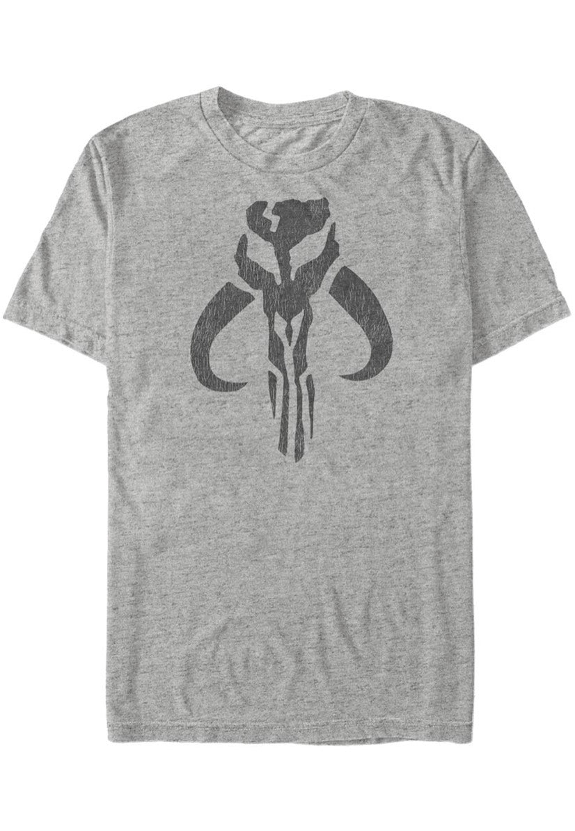 The Mandalorian - Mando Symbol Heather Heather Grey - T-Shirt | Men-Image