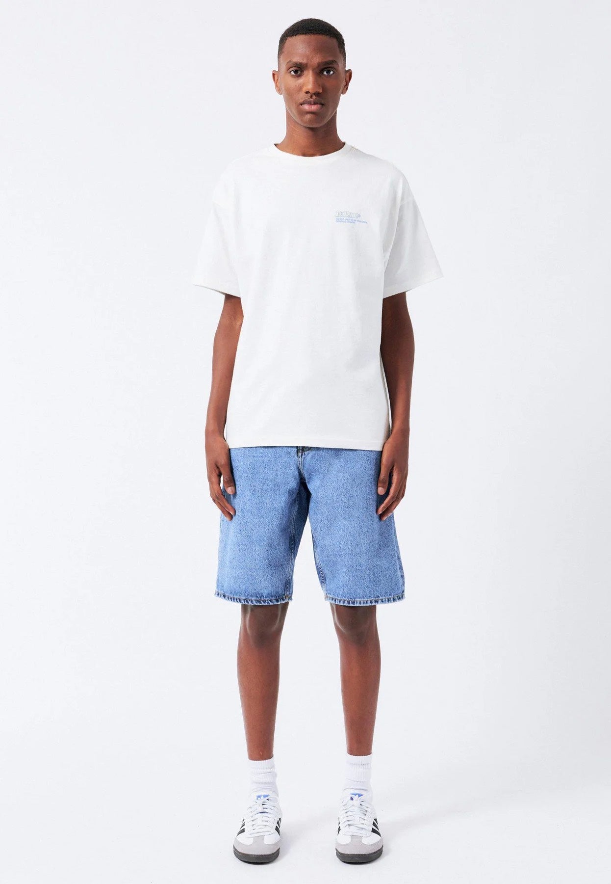 Dr. Denim - Omar Short Stream Sky Retro - Shorts | Men-Image