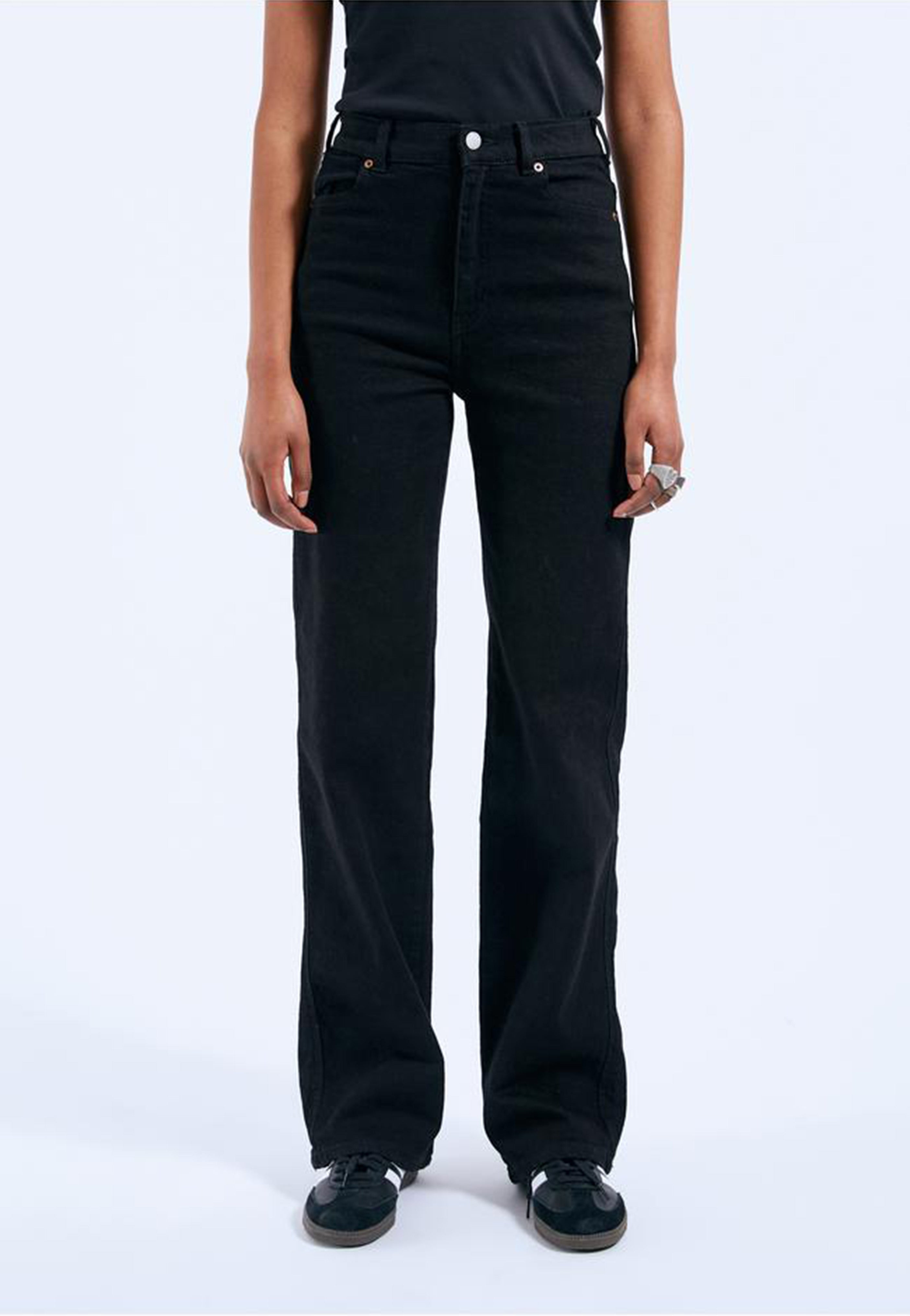 Dr. Denim - Moxy Straight Solid Black - Jeans | Women-Image