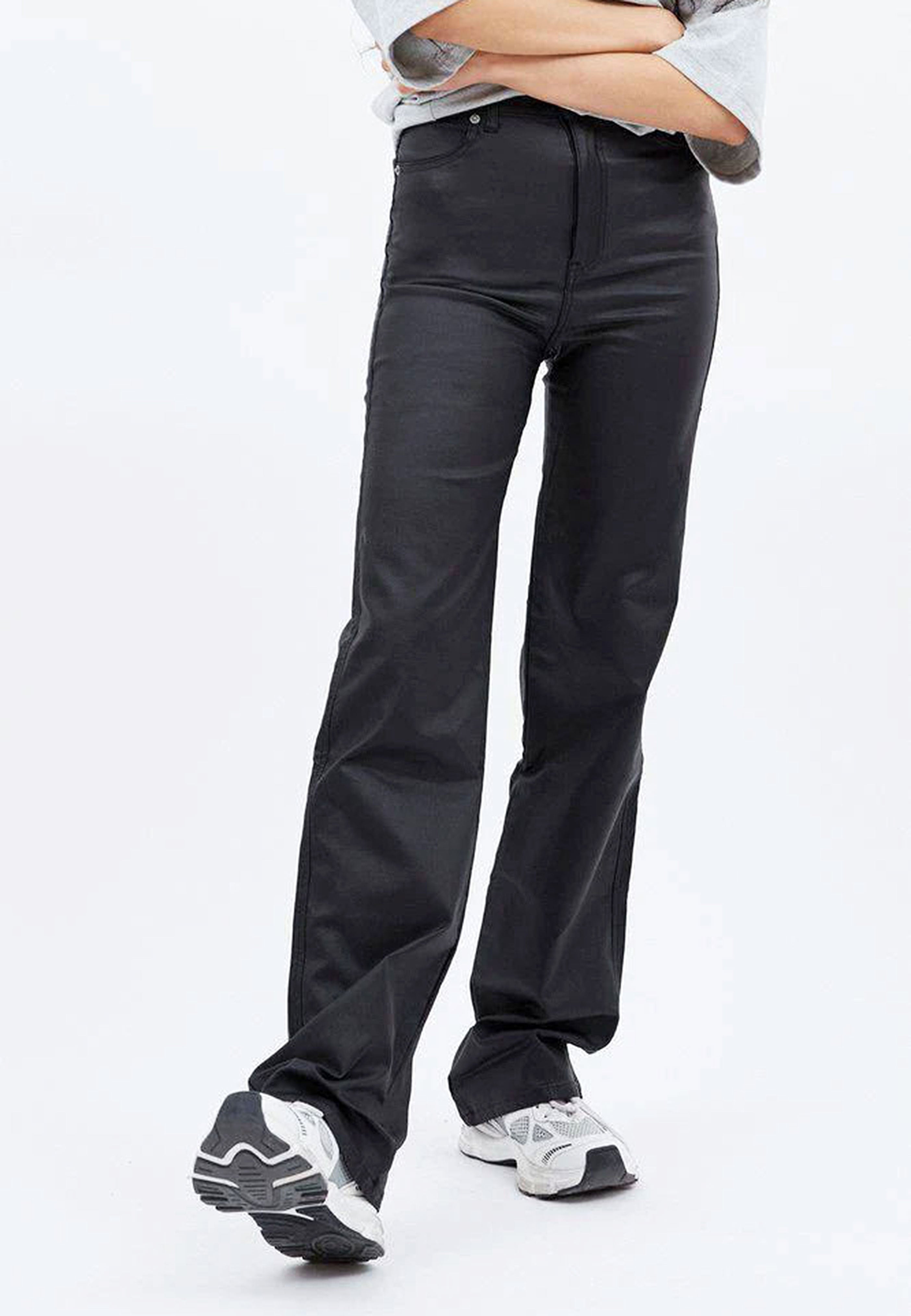 Dr. Denim - Moxy Straight Black Metal - Pants | Women-Image