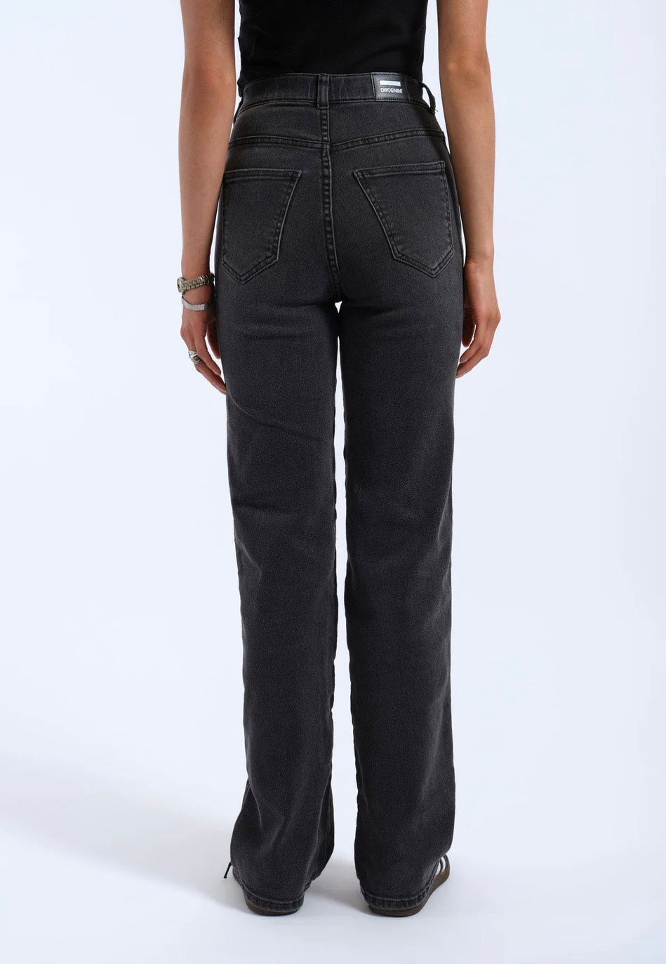 Dr. Denim - Moxy Straight Black Mist - Jeans | Women-Image