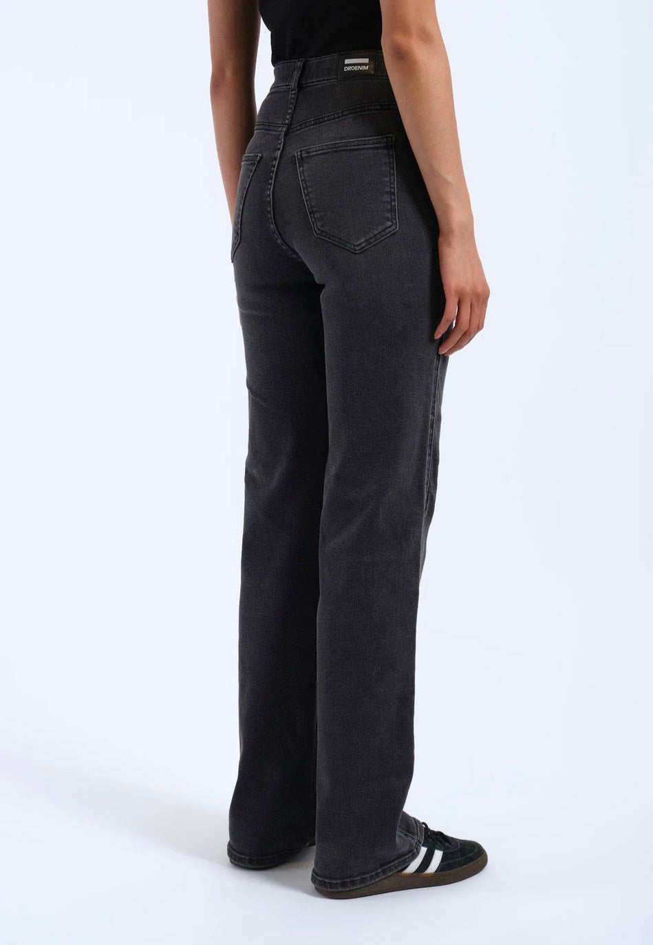 Dr. Denim - Moxy Straight Black Mist - Jeans | Women-Image