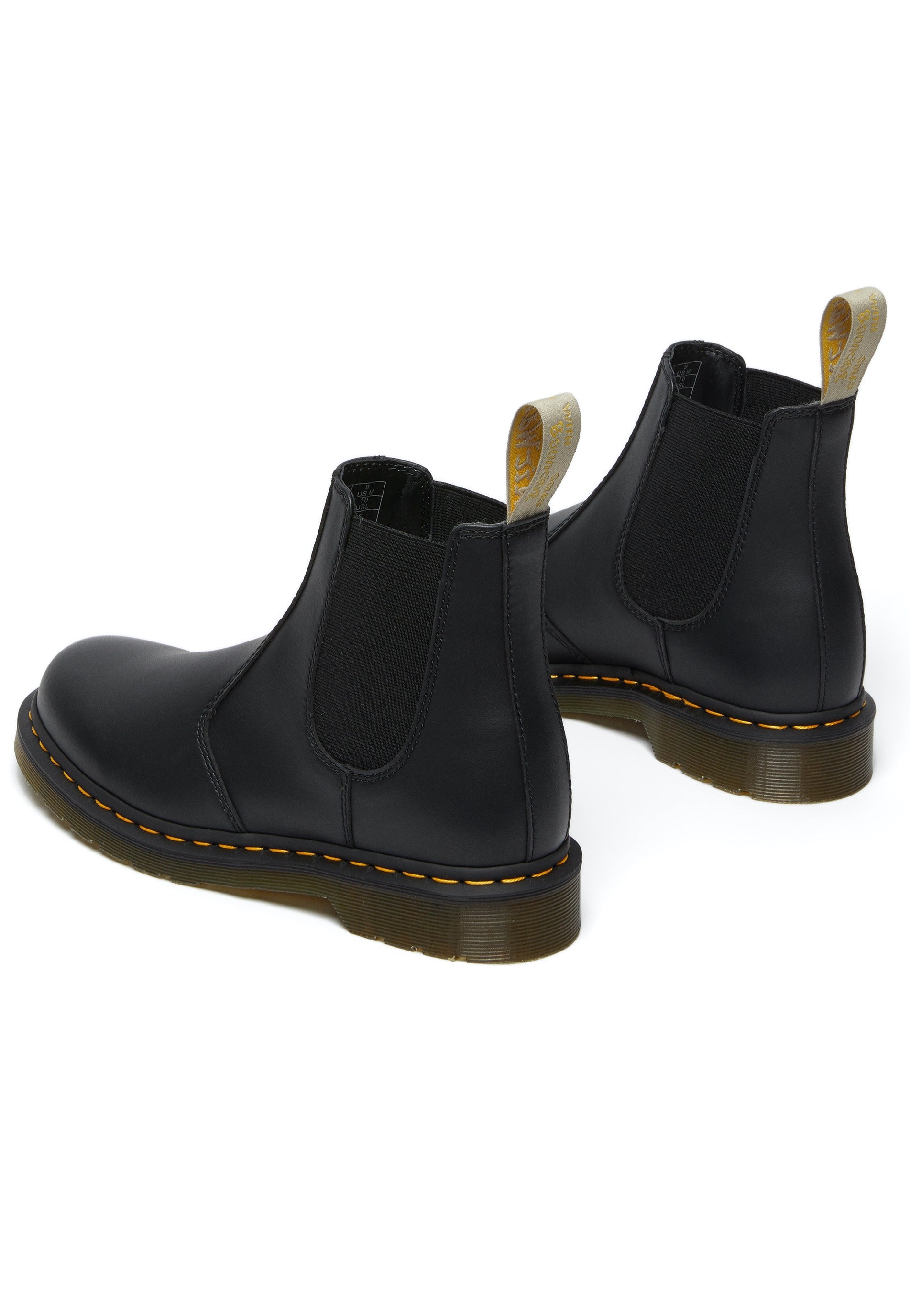 Dr. Martens - Vegan 2976 Chelsea Boots Black Felix Rub Off - Shoes | Men-Image