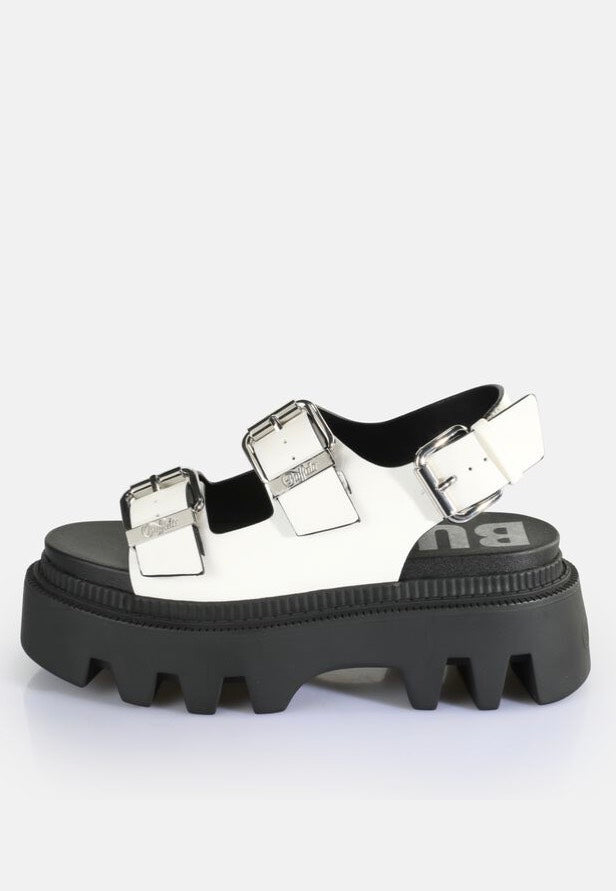 Buffalo - Flora On Vegan Nappa White - Girl Sandals | Women-Image