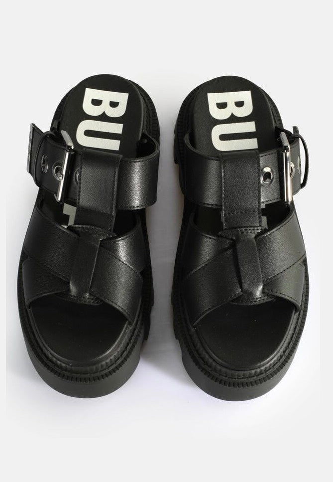 Buffalo - Flora Vegan Nappa Black - Girl Sandals | Women-Image