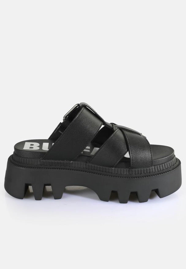 Buffalo - Flora Vegan Nappa Black - Girl Sandals | Women-Image