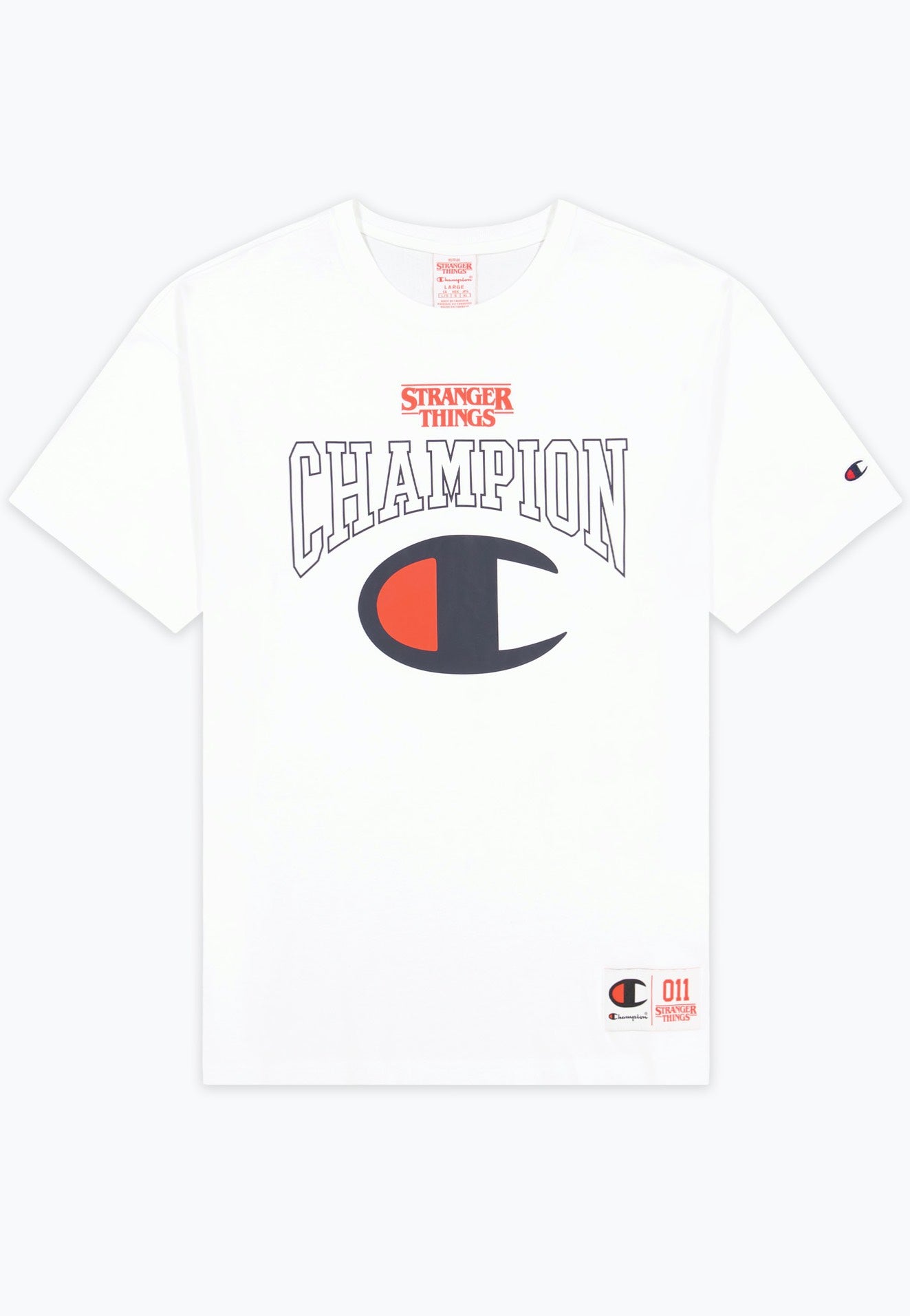 Champion x Stranger Things - Crewneck WHT - T-Shirt | Men-Image