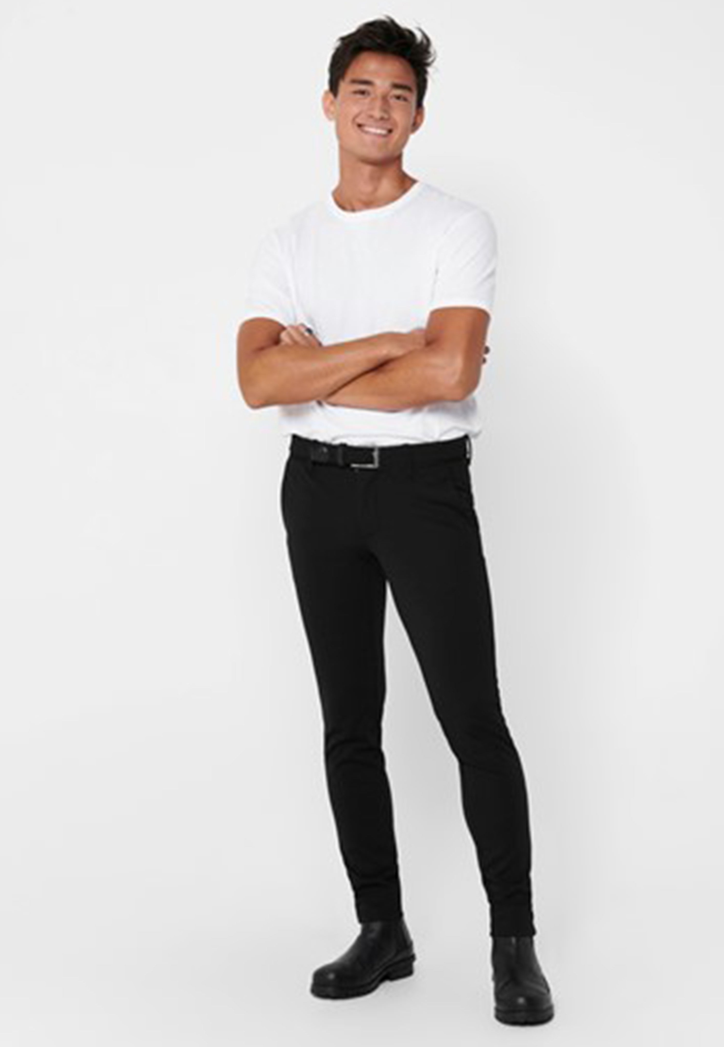 Only & Sons - Mark Black - Pants | Men-Image