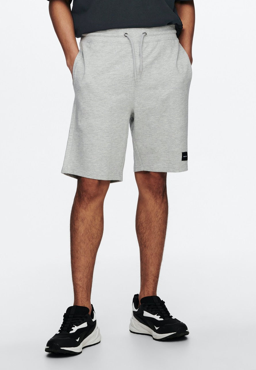 Only & Sons - Neil Life Light Grey Melange - Shorts | Men-Image