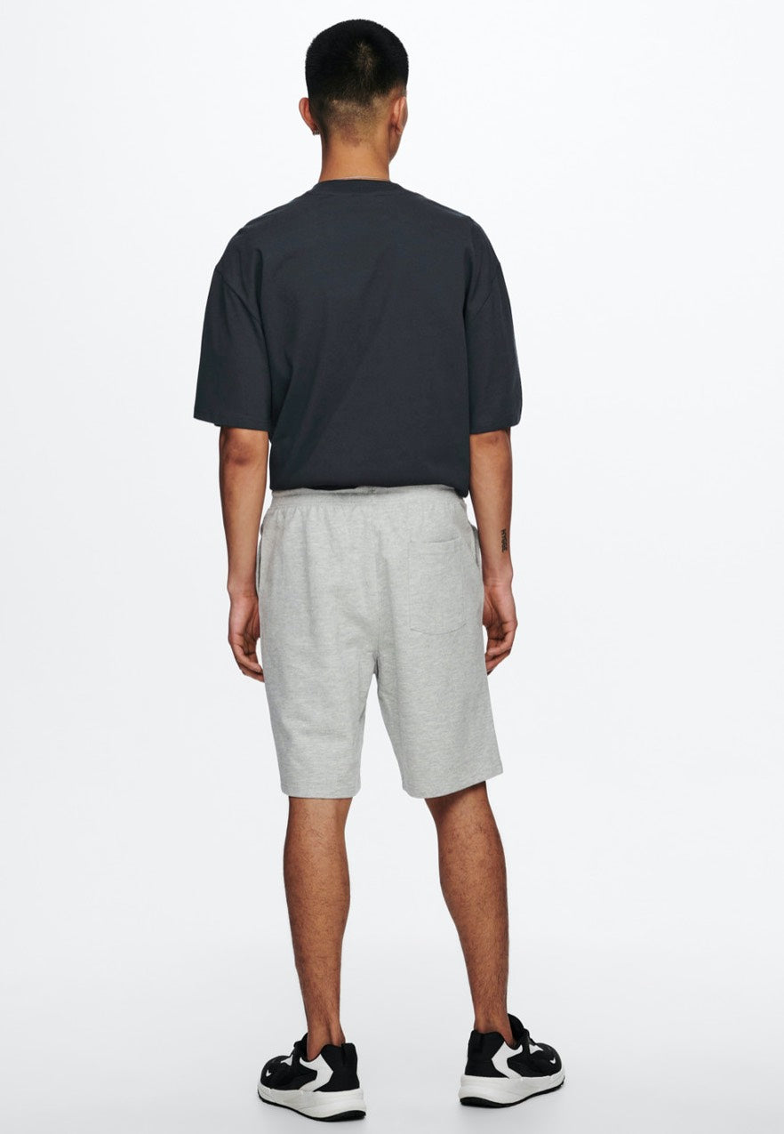 Only & Sons - Neil Life Light Grey Melange - Shorts | Men-Image