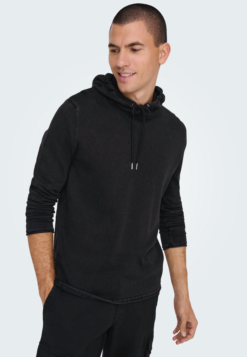 Only & Sons - Garson Hood Black - Hoodie | Men-Image