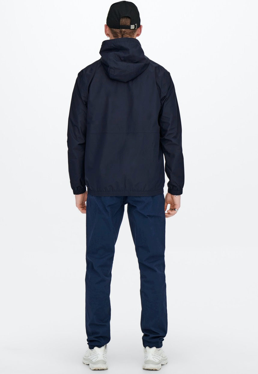 Only & Sons - Freddy Technical Dark Navy - Windbreaker | Men-Image