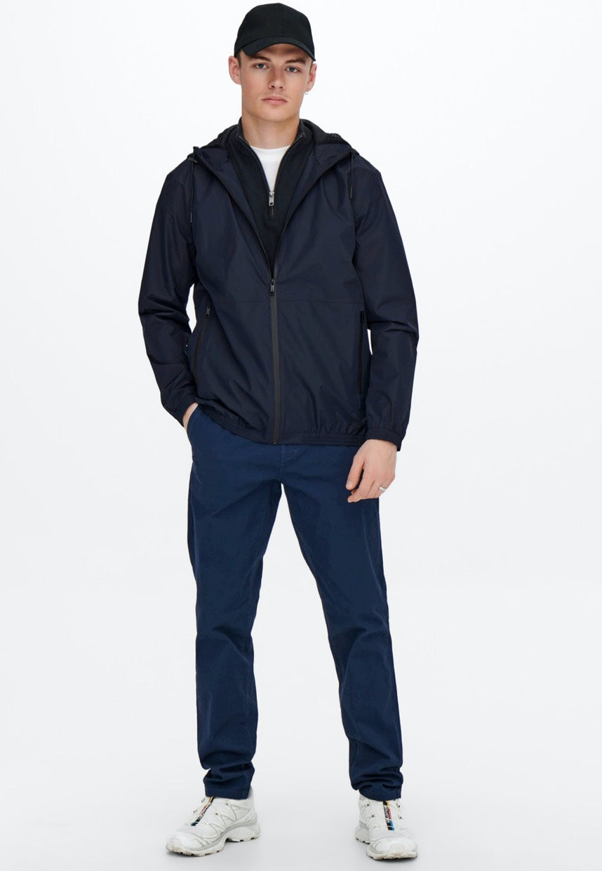 Only & Sons - Freddy Technical Dark Navy - Windbreaker | Men-Image