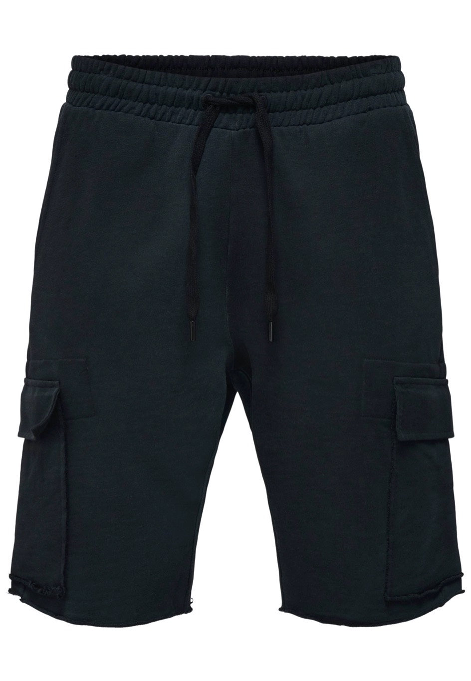 Only & Sons - Lino Sweat Cargo Black - Shorts | Men-Image