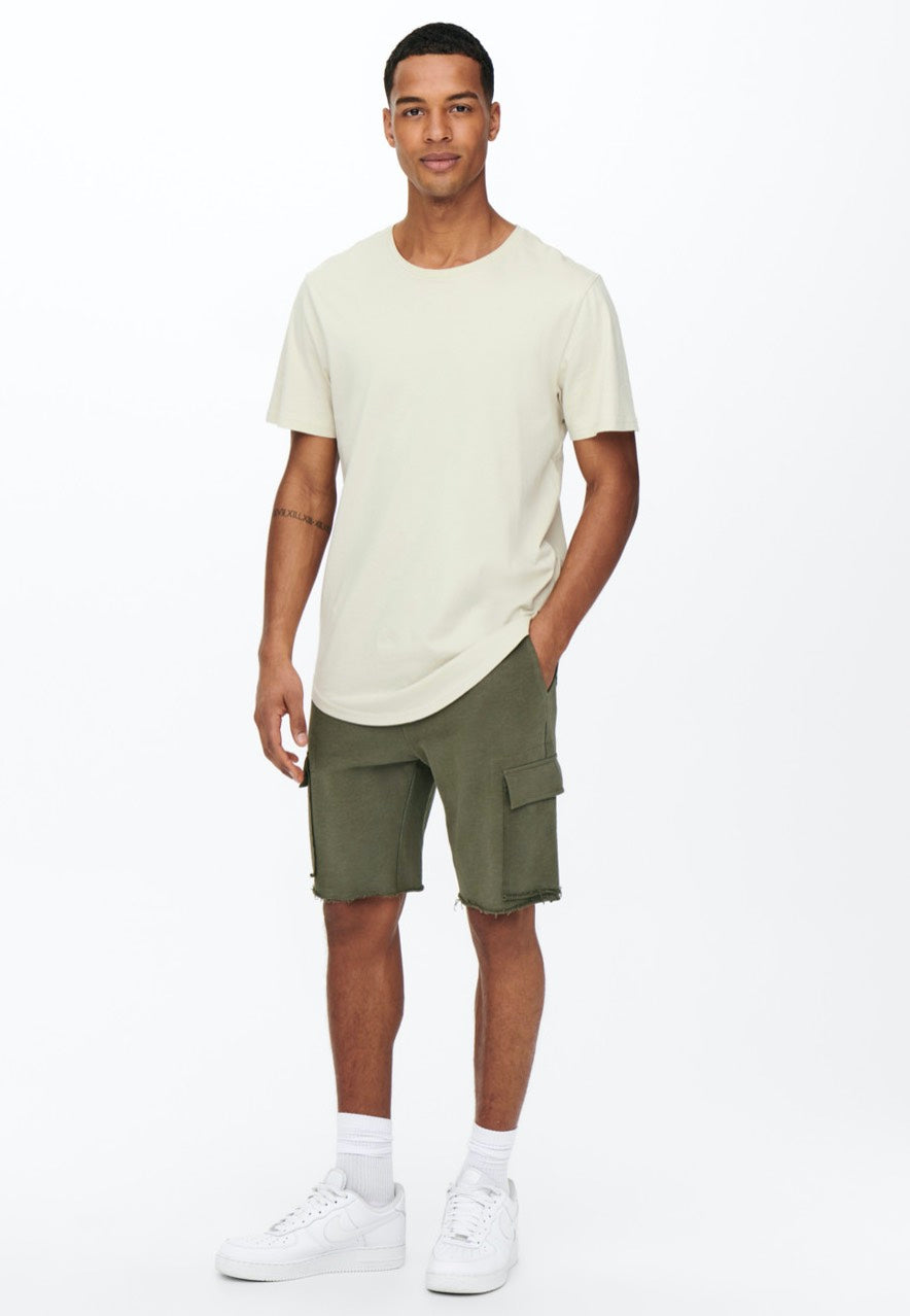 Only & Sons - Lino Sweat Cargo Canteen - Shorts | Men-Image