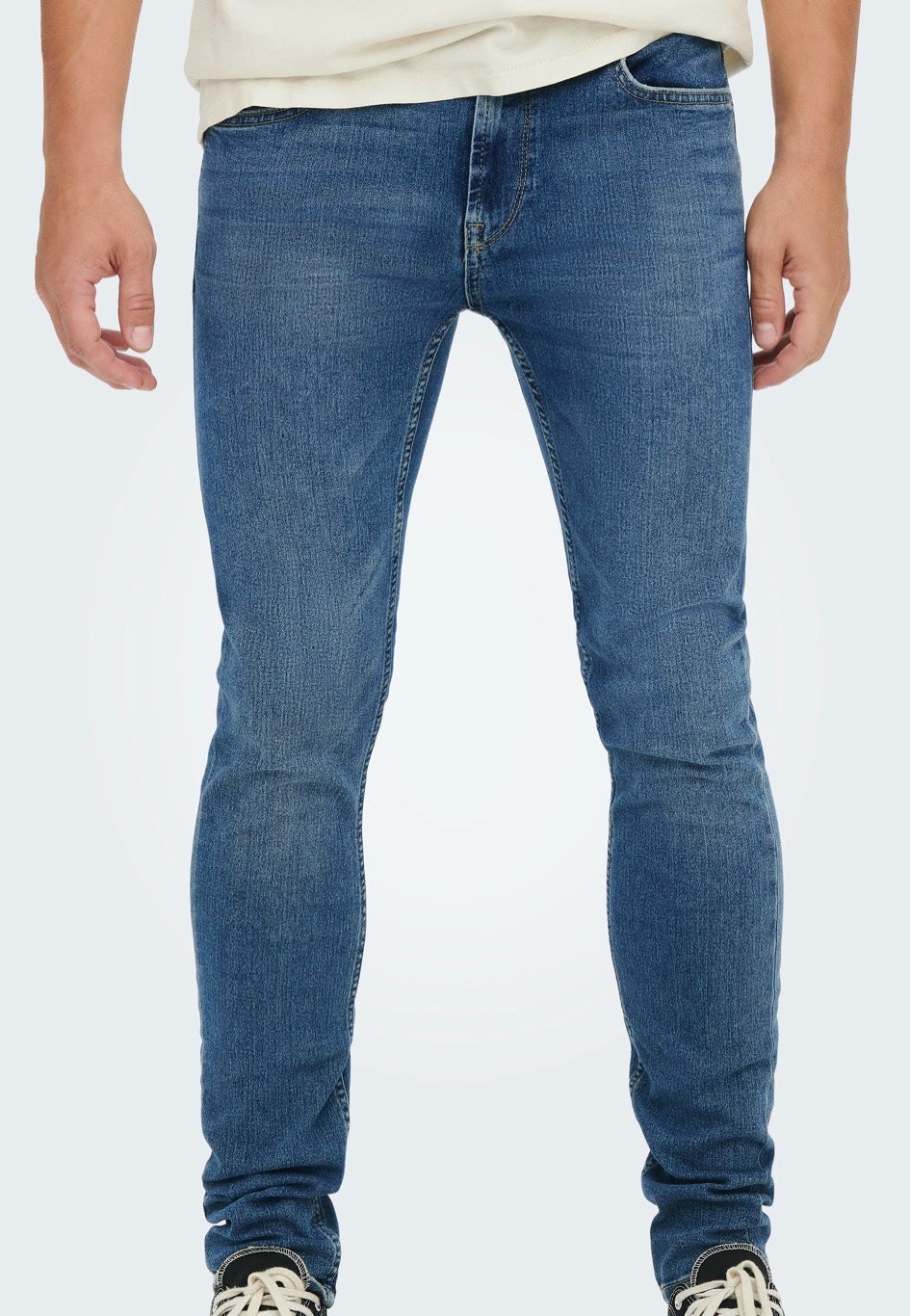 Only & Sons - Warplife Skinny Blue Denim - Jeans | Men-Image