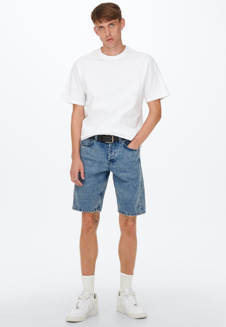 Only & Sons - Onsfred Rlx Bright White - T-Shirt | Men-Image