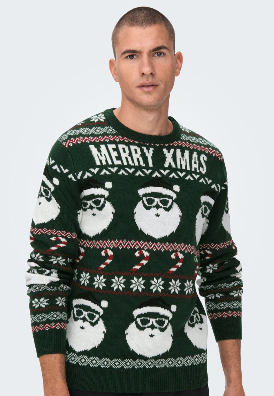 Only & Sons - Xmas Santa Jaq Reg Eden - Pullover | Men-Image