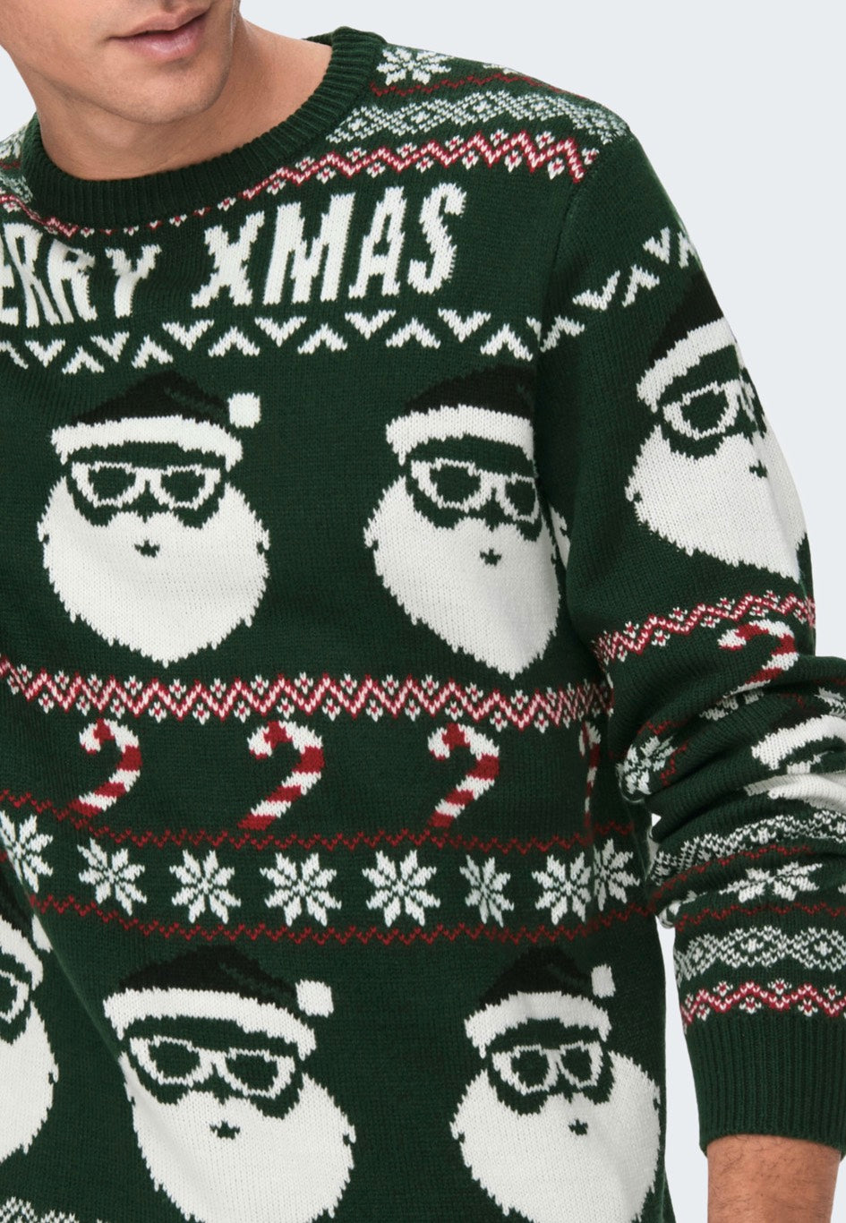 Only & Sons - Xmas Santa Jaq Reg Eden - Pullover | Men-Image