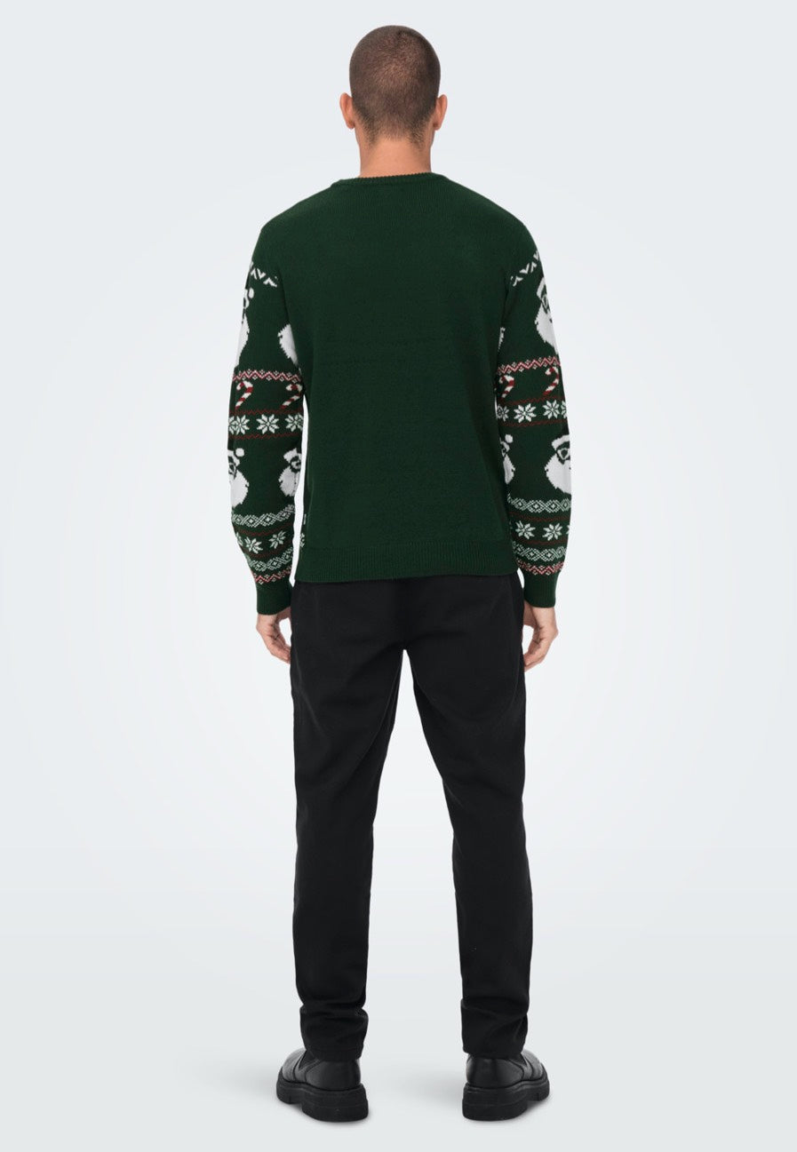 Only & Sons - Xmas Santa Jaq Reg Eden - Pullover | Men-Image