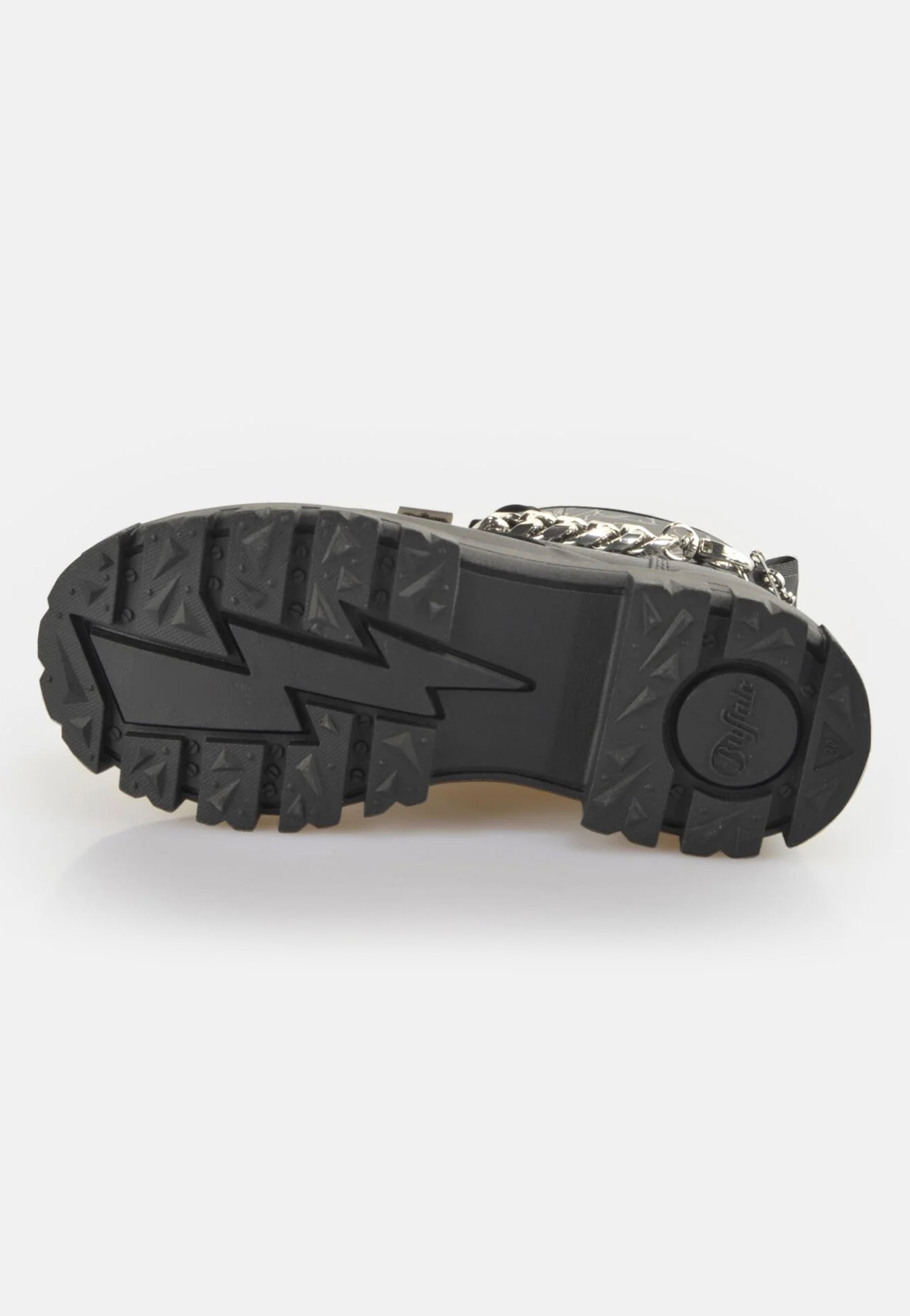 Buffalo - Aspha Rld Chain Vegan Nappa Graffiti Black/White - Girl Shoes | Women-Image