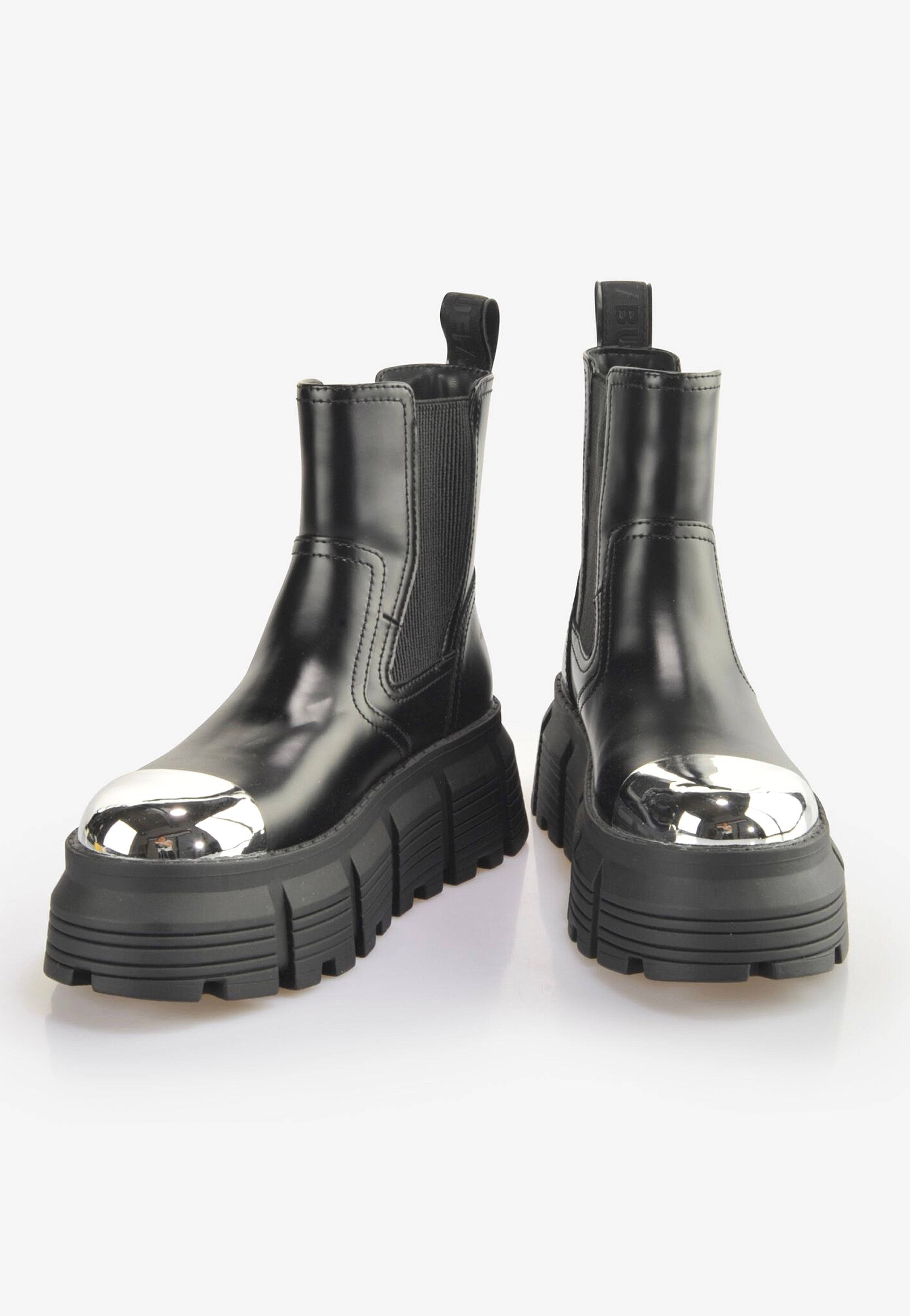 Buffalo - Ava Chelsea Lo Vegan Box Black - Chelsea Boots | Women-Image