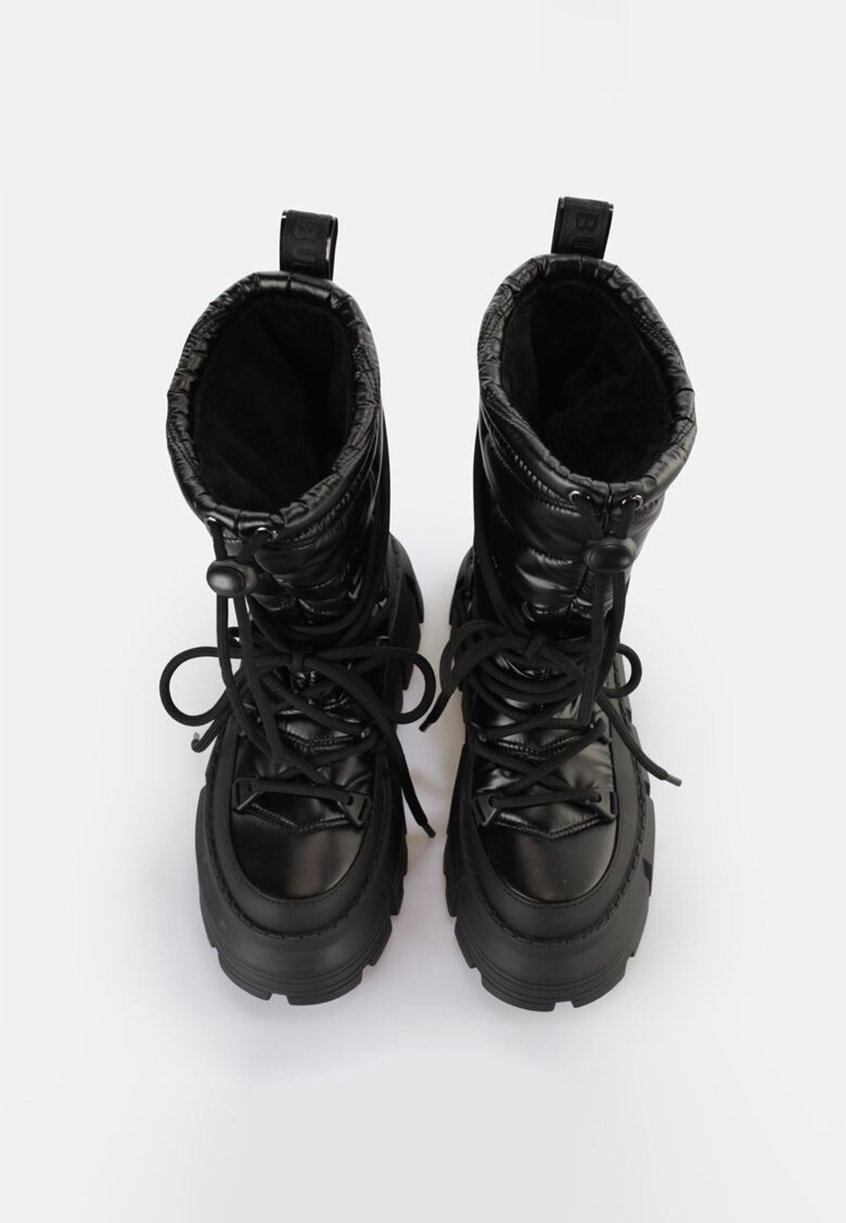 Buffalo - Ava Puffer Boot Vegan Nylon Black - Girl Shoes | Women-Image