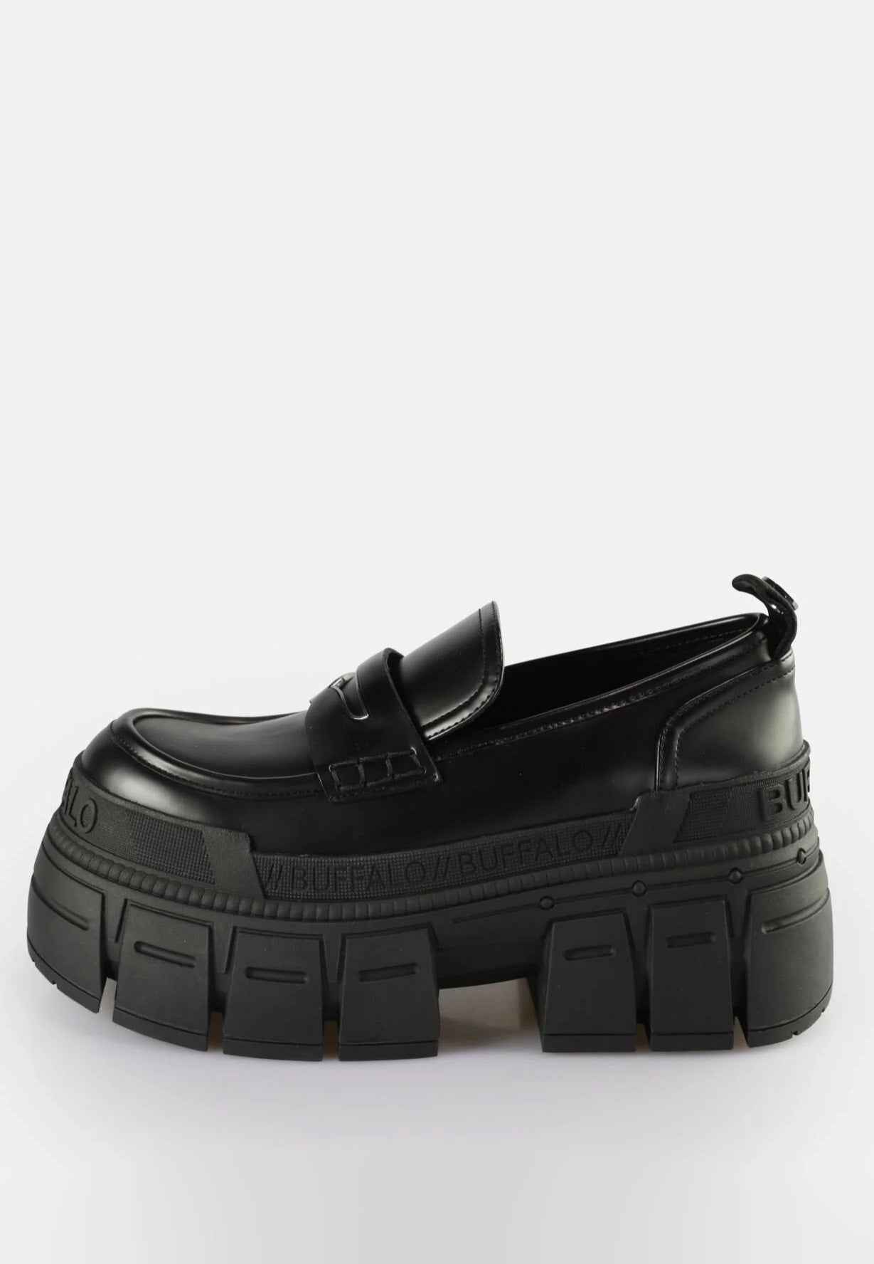 Buffalo - Gospher Loafer Vegan Nappa Black - Girl Shoes | Women-Image