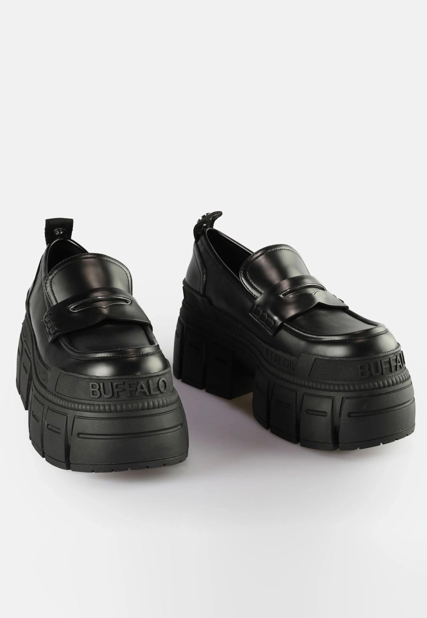 Buffalo - Gospher Loafer Vegan Nappa Black - Girl Shoes | Women-Image